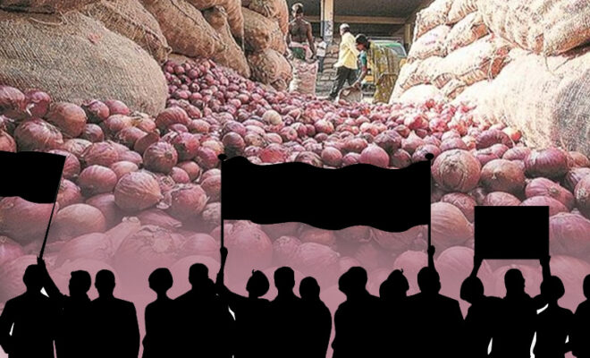 protests erupt as bjp ally joins maharashtra farmers against onion export duty