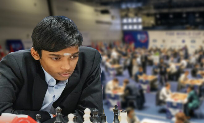 r praggnanandhaa beats arjun erigaisi 5 4 in fide chess world cup