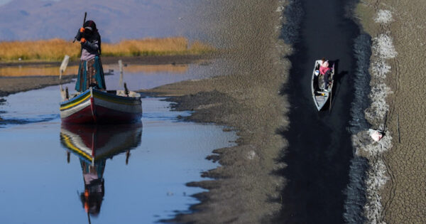 10th highest freshwater lake titicaca faces drying crisis