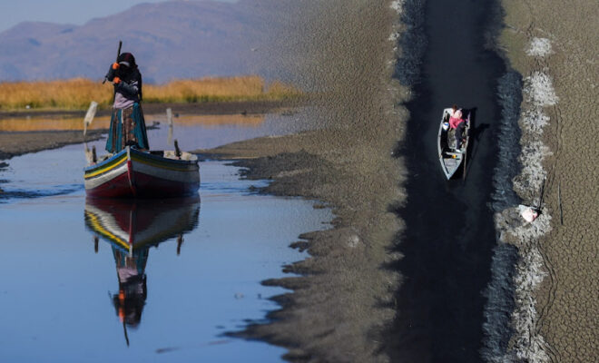 10th highest freshwater lake titicaca faces drying crisis