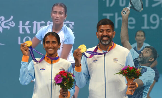 bopanna rutuja duo win ‘tennis gold’ at asian games mixed doubles