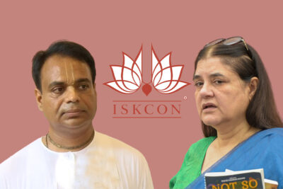 iskcon sends ₹100 crore defamation notice to maneka gandhi