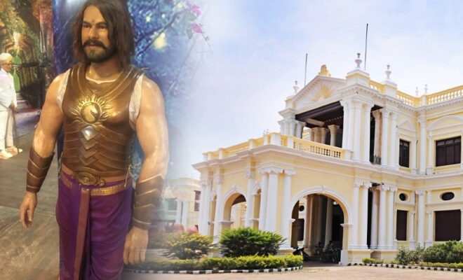 mysore museum installs wrong and unapproved baahubali wax statue