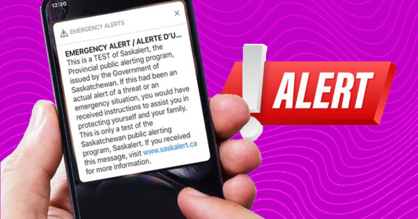 did you receive emergency alert severe message on your phone