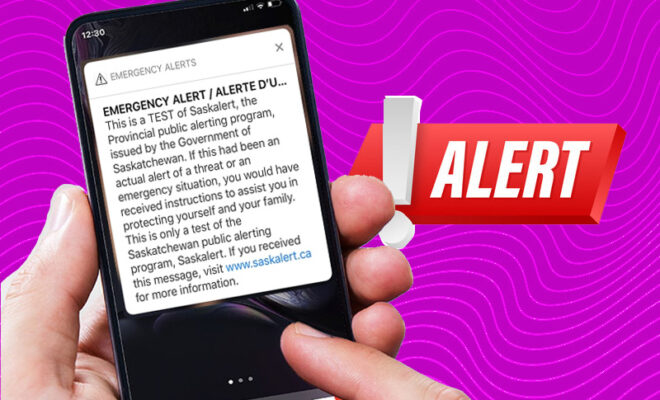 did you receive emergency alert severe message on your phone