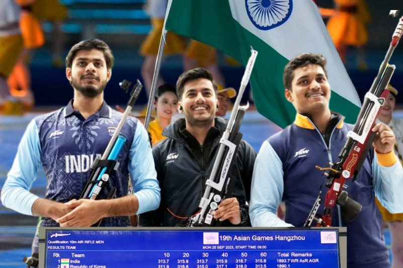 Indian Air Rifle Team Set ‘World Record’ At Asian Games, Clinches Gold