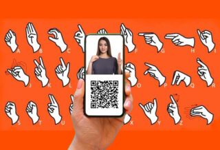 international sign language day explore nupur sansthan qr app