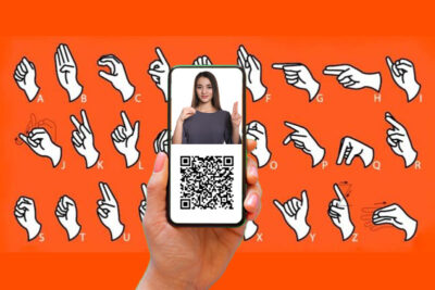 international sign language day explore nupur sansthan qr app