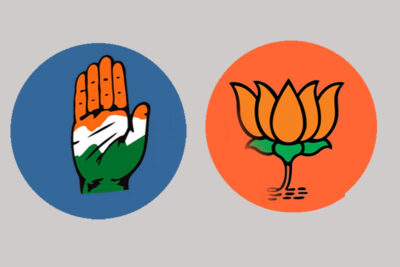 congress loses all taluka panchayats to bjp