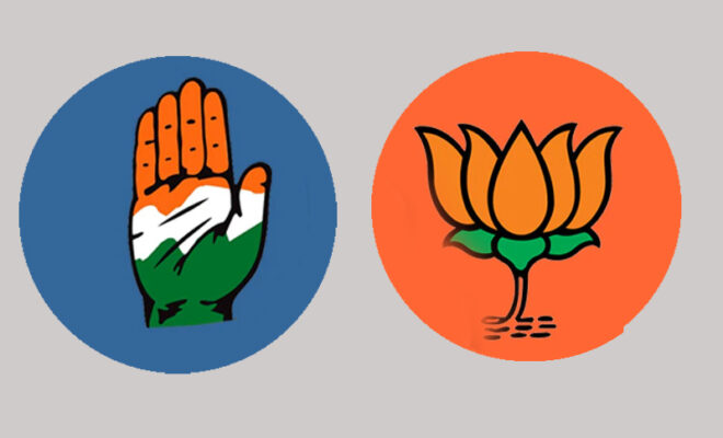 congress loses all taluka panchayats to bjp