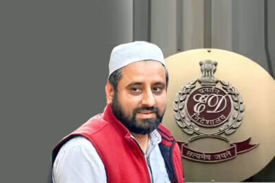 ed raids aap mla amanatullah khans premises linked to waqf board scam