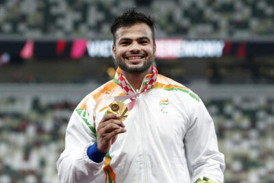 sumit antil world record asian para games 2023