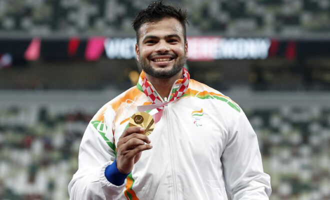 sumit antil world record asian para games 2023