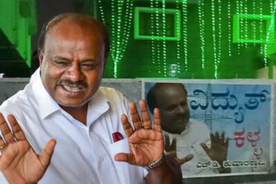 hd kumaraswamy faces police case over deepawali electricity theft