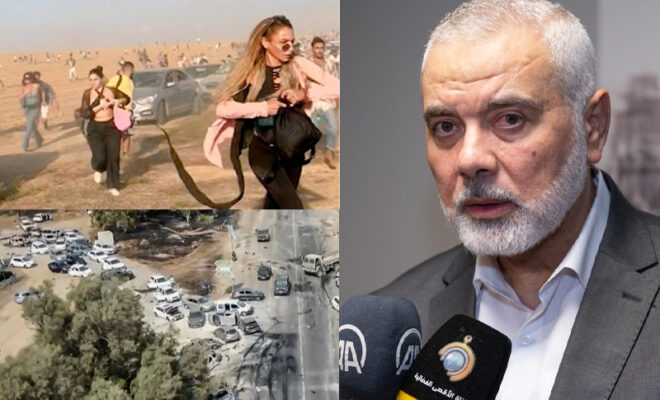 hamas chief discussing a truce amid brutal massacre at israel music festival