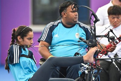 india wins 9 medals to top asian para archery championships