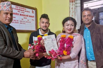 nepal becomes first south asian country to officially register same sex marriage