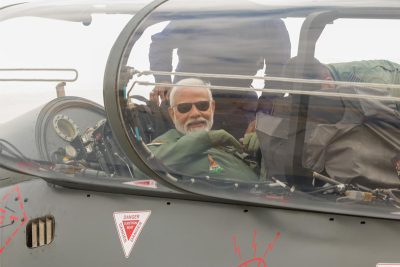 tejas plane modi becomes first prime minister to fly lca tejas