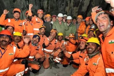 uttarakhand tunnel collapse 41 trapped workers rescued successfully