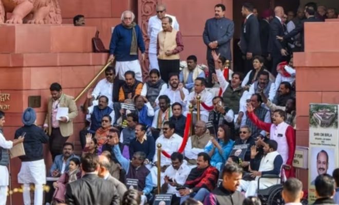 141 mps suspended from parliament, know the actual reason