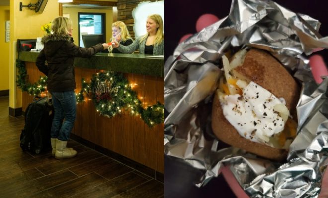 company gives employee baked potato as christmas bonus with burden of tax