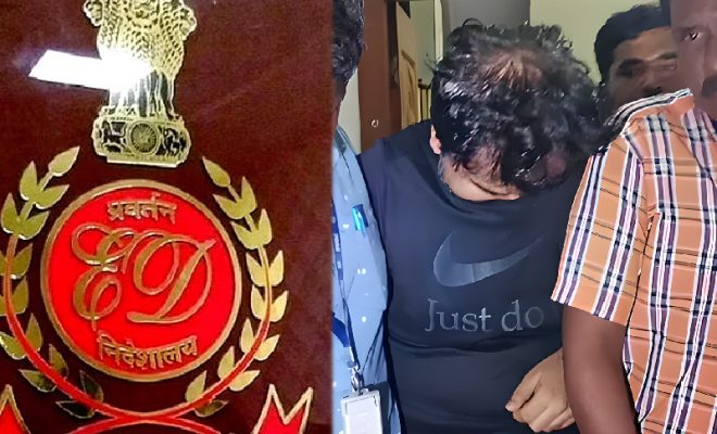 ed officer ankit tiwari caught in bribery, arrest raises questions
