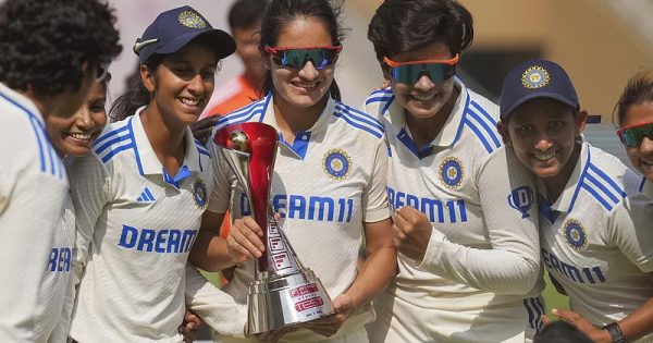 indian women's cricket team clinches record breaking test victory vs england