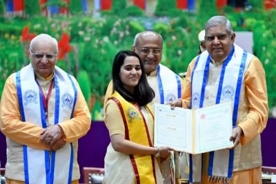 vice president jagdeep dhankhar addresses 43rd convocation of iit dhanbad