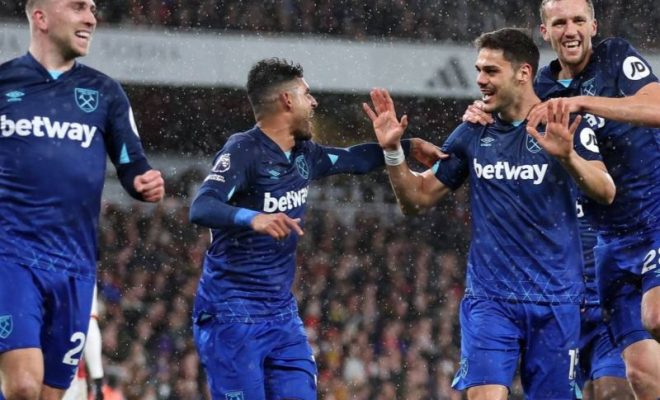 west ham shocks arsenal with a 2 0 victory in away match, what now