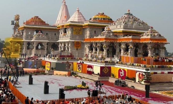 everything about historic ayodhya ram mandir ceremony