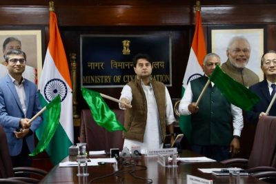 jyotiraditya scindia launches flights between ayodhya, bengaluru, kolkata