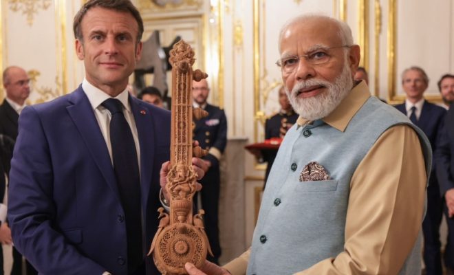 pm modi, french president emmanuel macron to hold talks in jaipur