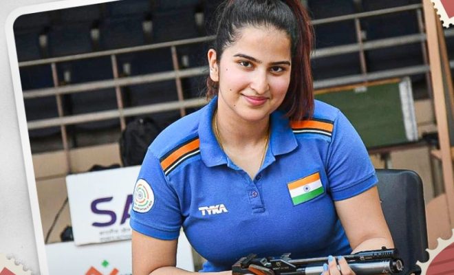 rhythm sangwan wins bronze, secures 16th quota for paris 2024 olympics