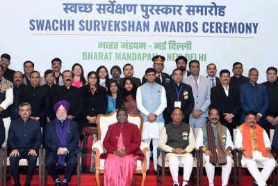 swachh suvekshan 2023 awards indore, surat rank as cleanest cities in india