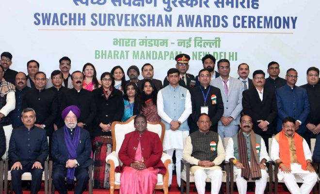 swachh suvekshan 2023 awards indore, surat rank as cleanest cities in india