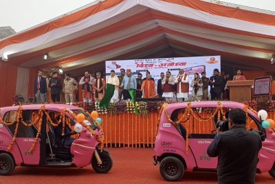 uber launches ev auto rickshaws in ayodhya ahead of ram mandir ceremony