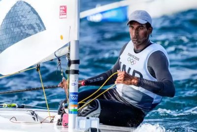 vishnu saravanan becomes 1st indian sailor to qualify 2024 paris olympics