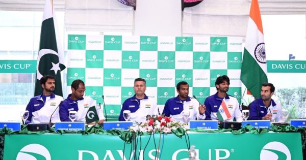 davis cup india and pakistan to clash in tennis match after 60 years