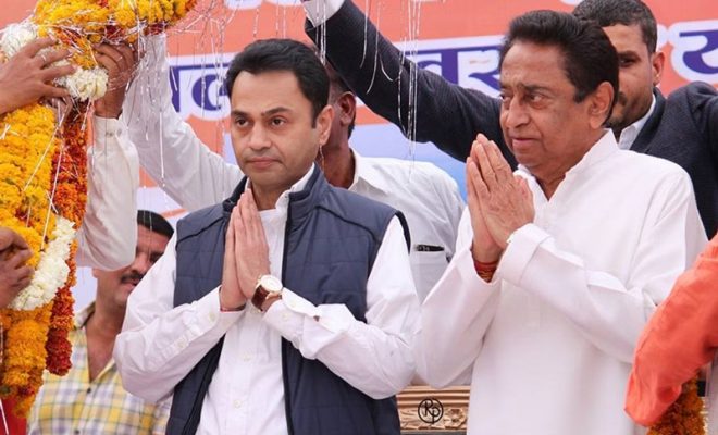 kamal nath, son nakul nath to switch from congress to bjp sources