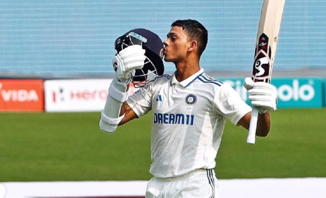 yashasvi jaiswal earns a career best position in the icc test rankings at rajkot