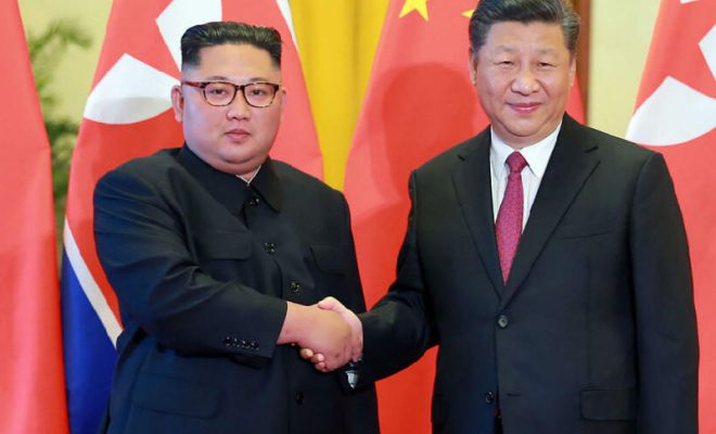 north korean official's visit to china