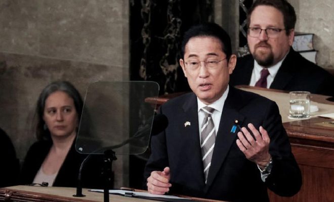 japan's prime minister urges u.s. support for ukraine