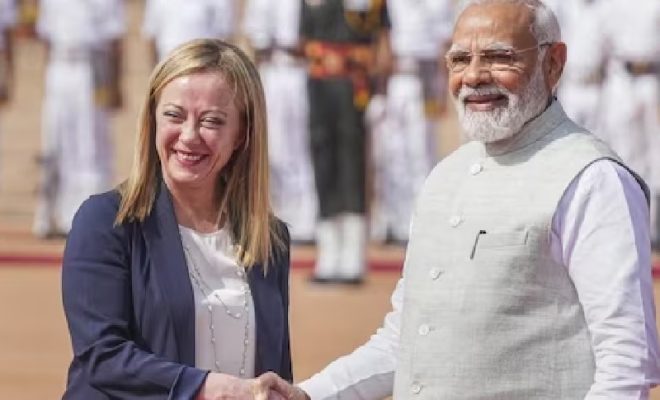 pm modi thanked italian pm giorgia meloni