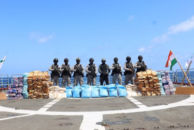 breaking indian navy seizes 940 kg of narcotics in western arabian sea