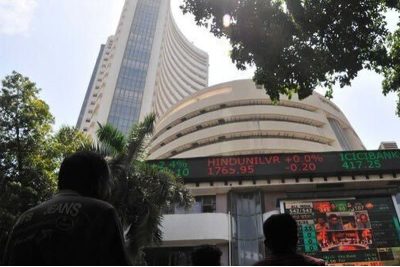 election trends cause sensex to fall by 3,000 points