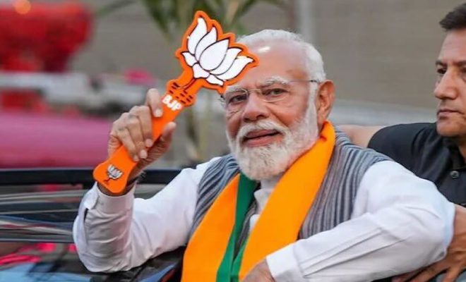 modi struggles to hold majority