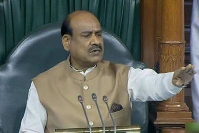 om birla denies muting rahul gandhi