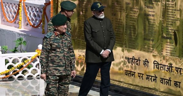 pm modi in kargil