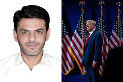 Asif merchant and Donald Trump