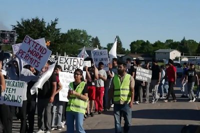 indian students protest against canadian government